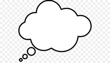 Thought Speech balloon Clip art - Thinking Cloud Cliparts 