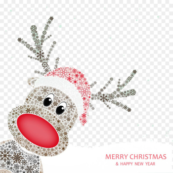 Reindeer Christmas - Lovely snow spell deer buckle clip Free HD 