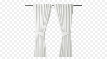 Window treatment Curtain rod Window blind - White curtains 
