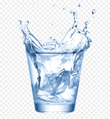 Water softening Glass - water splash 