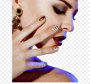 Nail polish Manicure Gel nails Make-up - Fashion beautiful makeup women 