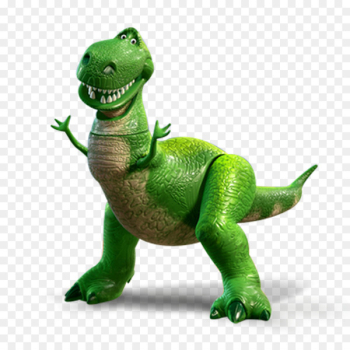 Sheriff Woody Dino Buzz Lightyear Jessie Rex - Green dinosaurs 