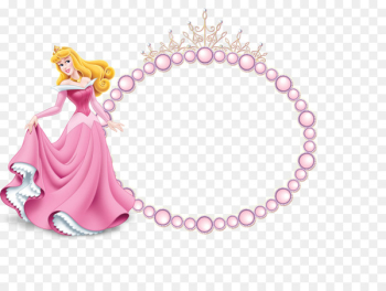 Princess Aurora Belle Giselle Disney Princess - pink frame 