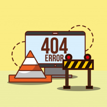 404 error page not found Free Vector