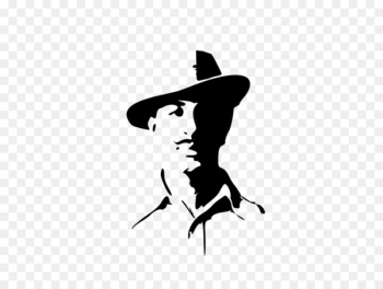 Indian independence movement Sticker Wall decal Clip art - Bhagat Singh PNG File 
