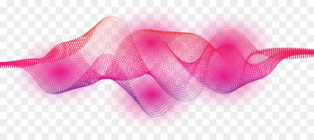 Sound Euclidean vector Wave - Vector fantasy pink sound wave curve PNG picture 