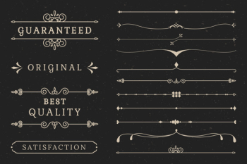 Premium quality banner collection Free Vector