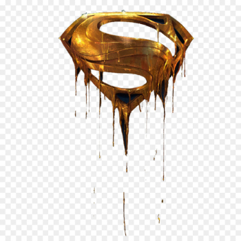 Clark Kent T-shirt Logo Iron-on Sticker - Metallic Superman logo 