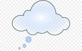 Cloud Speech balloon Clip art - Cloud 