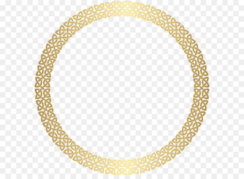 Clip art - Round Border Frame Gold PNG Clip Art 