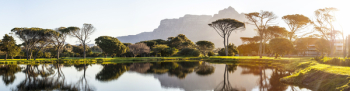 Panorama, Cape Town, Golf Course, Pond, Reflection