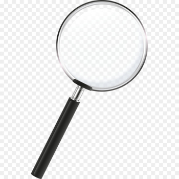 Magnifying glass Icon - White magnifying glass material 