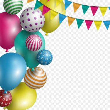 Wedding invitation Birthday cake Greeting card Wish - Balloon celebration decorative elements 