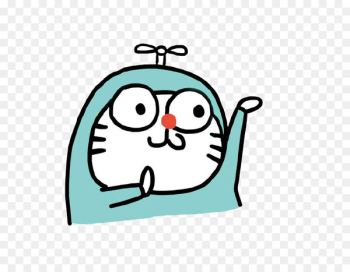 Doraemon Sticker Bamboocopter - å å¦ A dream expression bag 