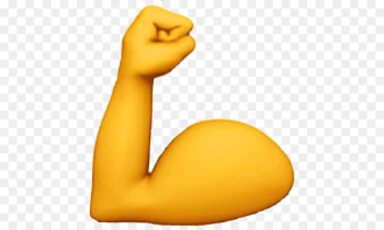 Emoji domain Biceps Arm Muscle - Emoji 