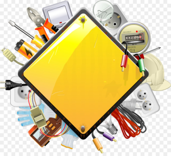 Electrician Electrical engineering Computer file - Vector electrician tools 