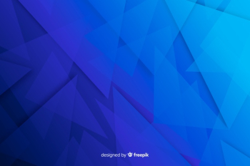 Blue shade shapes abstract background Free Vector