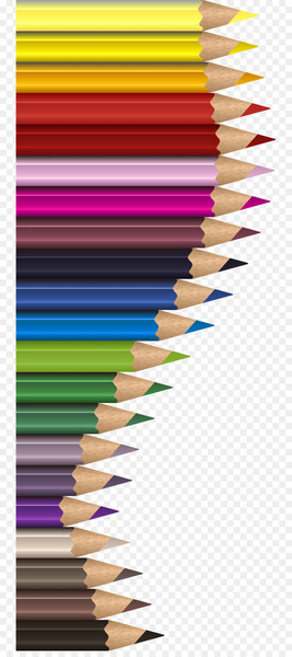 Colored pencil - Color pencil border 