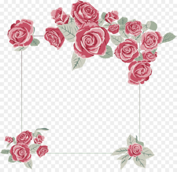 Wedding invitation Rose Picture Frames Flower - rose frame 
