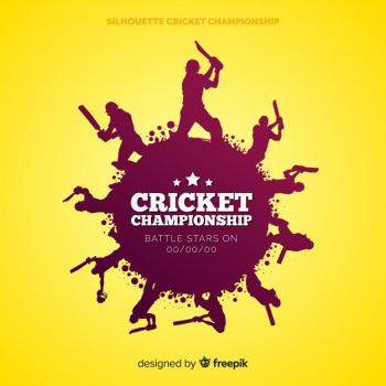 Creative cricket championship background