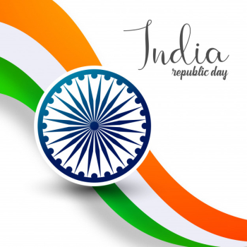 Indian republic day 26th january background