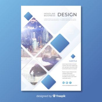 Business flyer template Free Vector