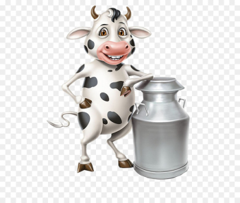 Dairy cattle Milking Illustration - Prepare milking cows 