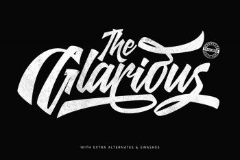 Glarious Calligraphy - Free Fonts