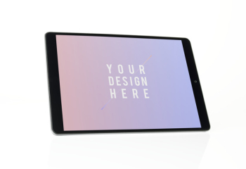 Full screen tablet mockup design Free Psd