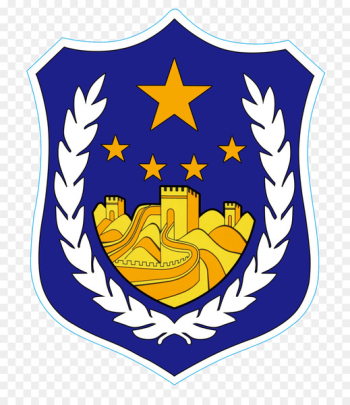 Police officer Peoples Police of the Peoples Republic of China Chinese public security bureau - POLICE car emblem 