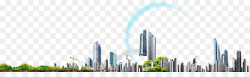 Building Architecture Electrical cable Computer file - City building background 