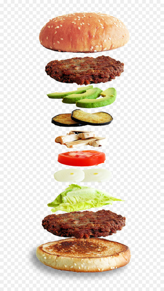 Hamburger Fast food Veggie burger Cheeseburger Breakfast sandwich - Burger 