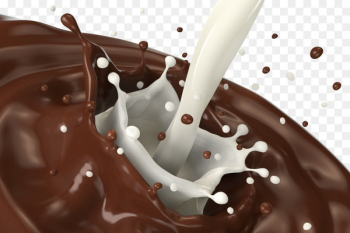 Chocolate milk Chocolate truffle Hot chocolate - Milk splash 