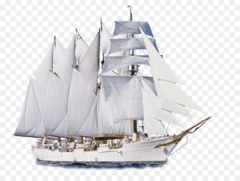Sailing ship Clip art - White boat 
