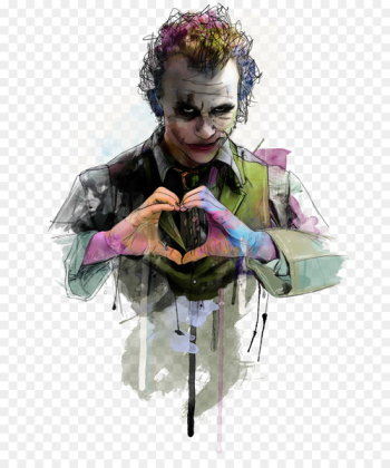 Joker Heath Ledger The Dark Knight Harley Quinn Batman - joker 