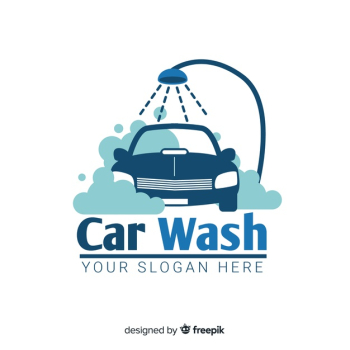 Flat Blue Car Wash Logo | Download now free vectors on Freepik
