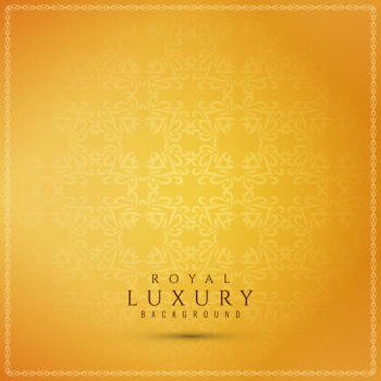 Abstract beautiful luxury yellow background Free Vector