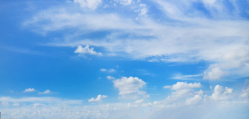 Beautiful clouds on blue sky background Free Photo