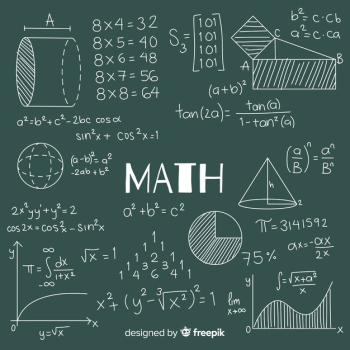 Math chalkboard background