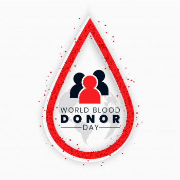 World blood donor day Free Vector