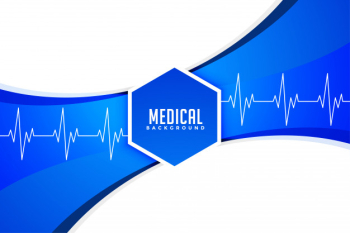 Stylish medical and healthcare concept background Free Vector