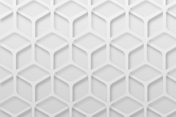 White abstract background in 3d paper style Free Vector