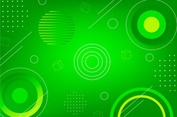 Green abstract geometric screensaver Free Vector