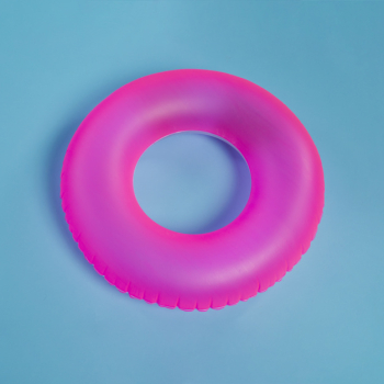 Pink swimming circle Free Photo