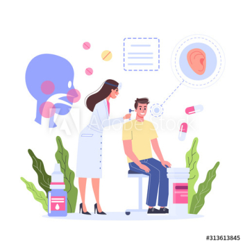 Healthcare concept, idea of doctor caring about patient health