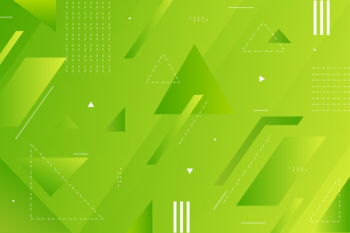 Green abstract geometric background Free Vector