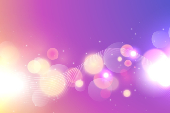 Gradient background with bokeh effect Free Vector