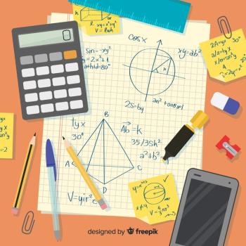 Math background Free Vector