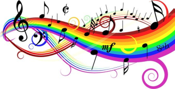 Colorful Music Background