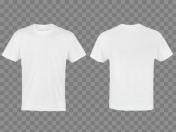 Plain White T-Shirt PNG Image Transparent